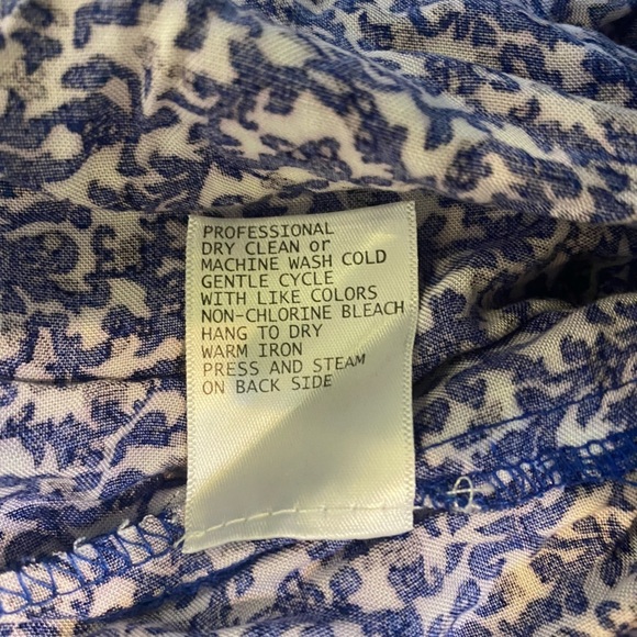 Ava Christina Floyd - Blue Boho Skirt - Size Large - Picture 5 of 7